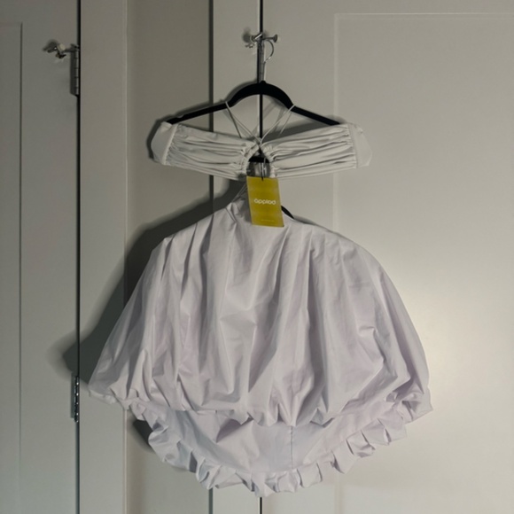 APPLOD WHITE BUBBLE DRESS SIZE SMALL NWT - Picture 2 of 3